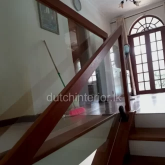 Glass Hand Railing with Bounce Brackets