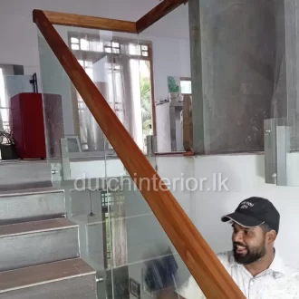 Tempered Glass Hand Railing Sri Lanka