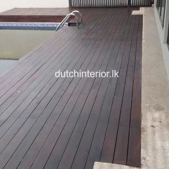 Wooden Pool Deck Solutions in Sri Lanka